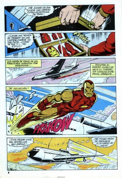 HOMBRE DE HIERRO - Iron Man – 1981 - Vértice - Colección Completa – 8 Tebeos En Formato PDF - Descarga Inmediata