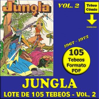 JUNGLA - Vol. 2 y Último- 1967 - Lote de 105 Tebeos En Formato PDF - Descarga Inmediata