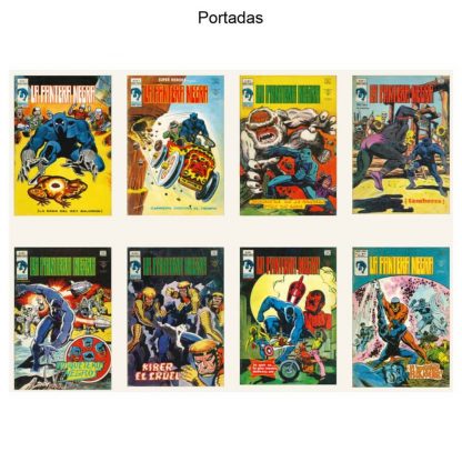 LA PANTERA NEGRA – 1978 - Vértice - Colección Completa – 8 Tebeos En Formato PDF - Descarga Inmediata