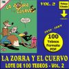 LA ZORRA Y EL CUERVO - Vol. 2 - 1952 - Novaro - Lote de 100 Tebeos En Formato PDF - Descarga Inmediata
