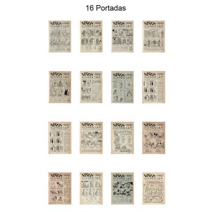 NIÑOS DE ESCUELA ESPAÑOLA - 1942 - Colección Completa - 205 Tebeos En Formato PDF - Descarga Inmediata