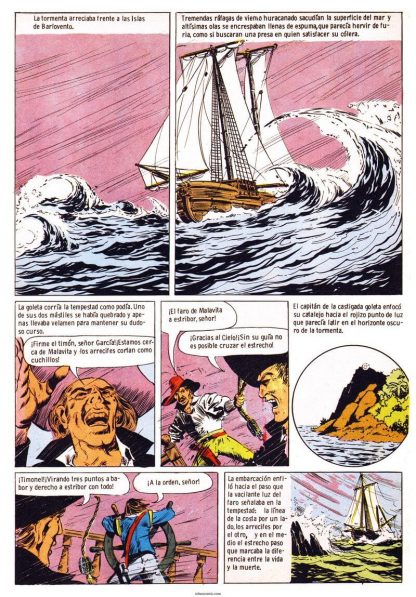 ROLAND EL CORSARIO - 1972 - Colección Completa - 86 Capítulos - 86 Tebeos En Formato PDF - Descarga Inmediata