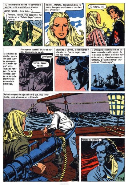 ROLAND EL CORSARIO - 1972 - Colección Completa - 86 Capítulos - 86 Tebeos En Formato PDF - Descarga Inmediata