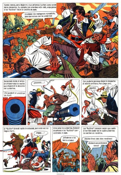 ROLAND EL CORSARIO - 1972 - Colección Completa - 86 Capítulos - 86 Tebeos En Formato PDF - Descarga Inmediata