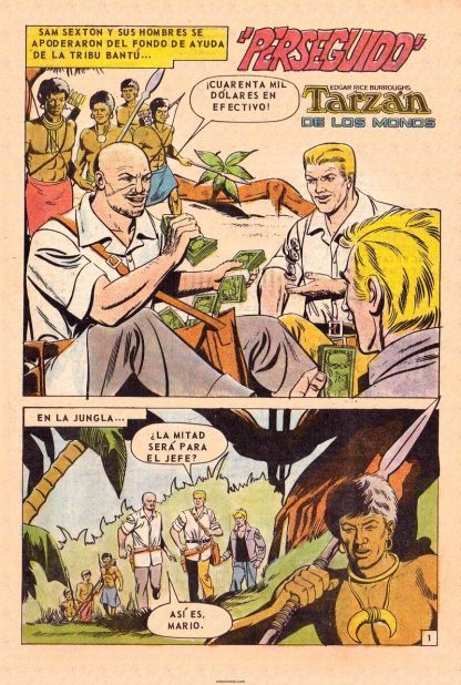 TARZAN - Vol. 5 - 1951 - Novaro - Lote de 100 Tebeos En Formato PDF - Descarga Inmediata