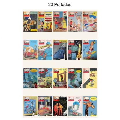 TINTIN Edición Belga - Vol. 7 - Años 1958 Y 1959 - Original En Francés - Colección De 105 Revistas En Formato PDF - Descarga Inmediata