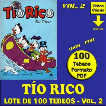 TIO RICO - Vol. 2 - 1966 - Lote de 100 Tebeos En Formato PDF - Descarga Inmediata