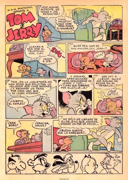 TOM Y JERRY - Vol. 1 - 1951 - Novaro - Lote de 100 Tebeos En Formato PDF - Descarga Inmediata