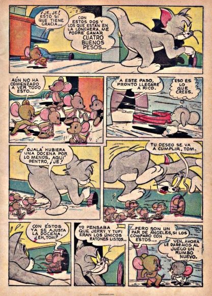 TOM Y JERRY - Vol. 1 - 1951 - Novaro - Lote de 100 Tebeos En Formato PDF - Descarga Inmediata