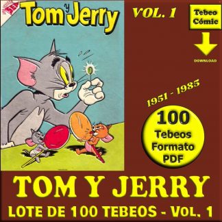 TOM Y JERRY - Vol. 1 - 1951 - Novaro - Lote de 100 Tebeos En Formato PDF - Descarga Inmediata