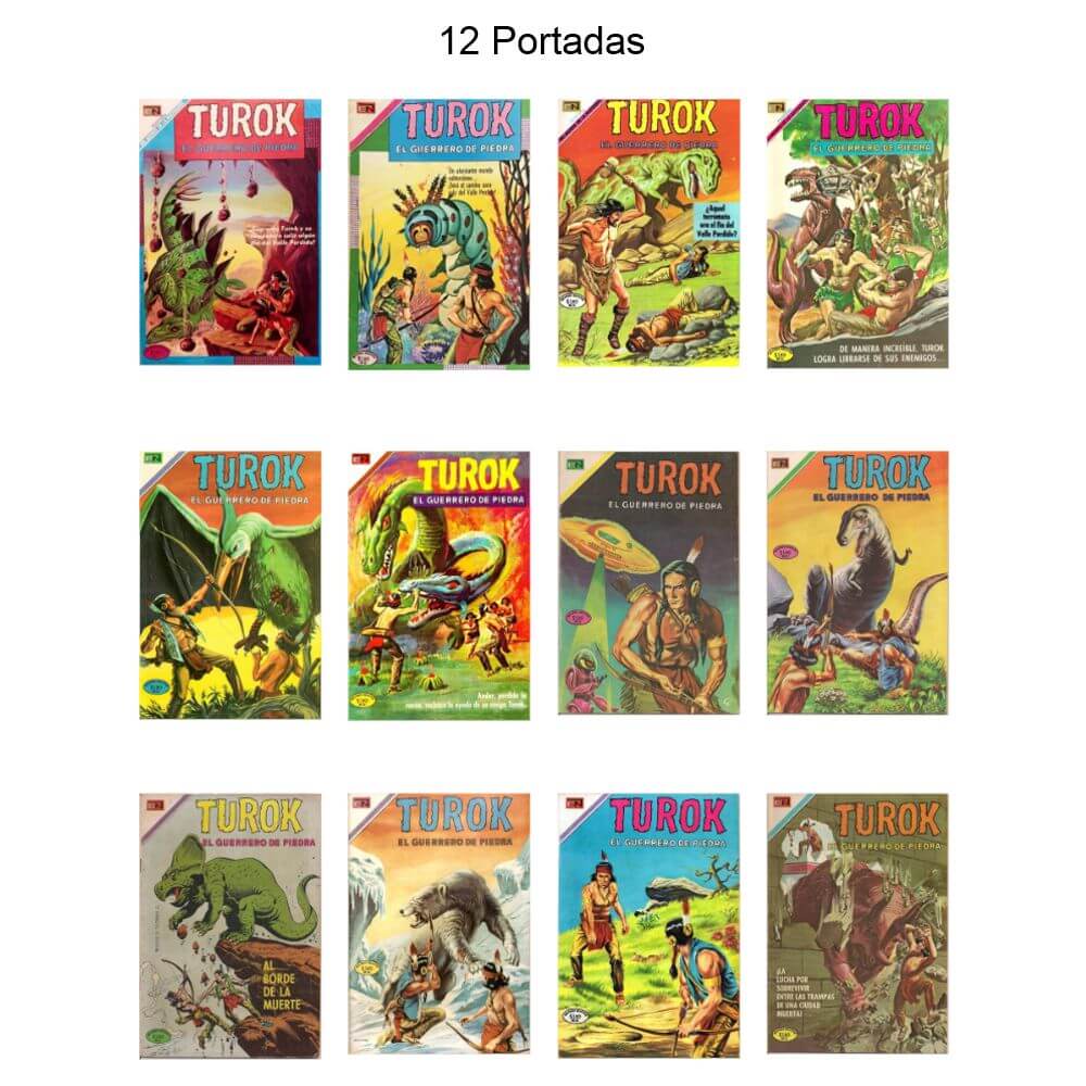 TUROK - Vol. 1 - 1969 - Novaro - Lote de 100 Tebeos En Formato PDF - Descarga Inmediata