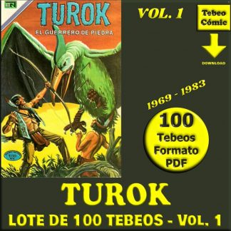 TUROK - Vol. 1 - 1969 - Novaro - Lote de 100 Tebeos En Formato PDF - Descarga Inmediata