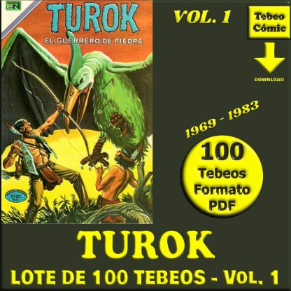 TUROK - Vol. 1 - 1969 - Novaro - Lote de 100 Tebeos En Formato PDF - Descarga Inmediata