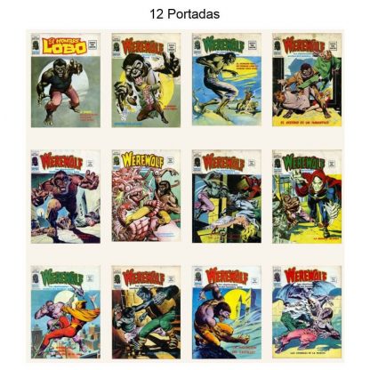 EL HOMBRE LOBO / WEREWOLF – 1974 - Vértice - Colección Completa – 19 Tebeos En Formato PDF - Descarga Inmediata