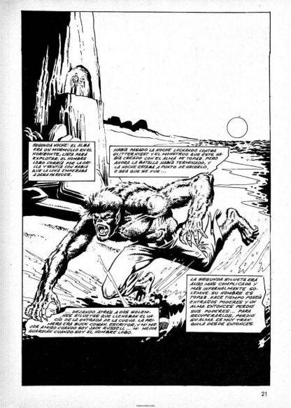 EL HOMBRE LOBO / WEREWOLF – 1974 - Vértice - Colección Completa – 19 Tebeos En Formato PDF - Descarga Inmediata