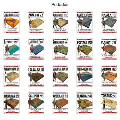 BATALLAS DE LA HISTORIA - Vol. 1 - Lote De 20 Libros En Formato PDF - Descarga Inmediata