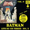 BATMAN - Vol. 9 - 1954 - Novaro - Lote de 100 Tebeos En Formato PDF - Descarga Inmediata