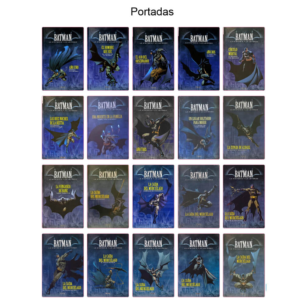 BATMAN - La Historia Y La Leyenda - 2008 - Colección Completa - 20 Libros En Formato PDF - Descarga Inmediata
