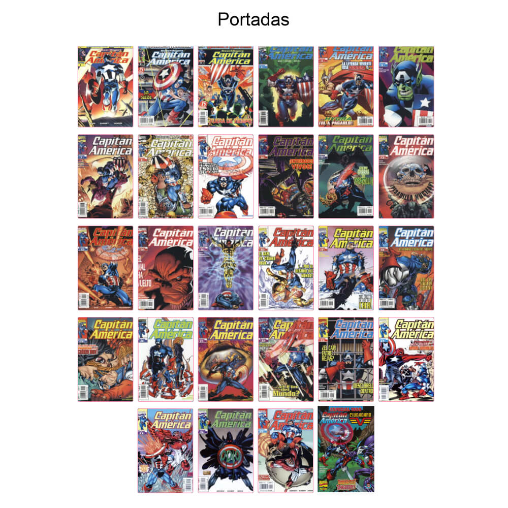 CAPITÁN AMÉRICA - Forum 1998 – Colección Completa – 28 Tebeos En Formato PDF - Descarga Inmediata