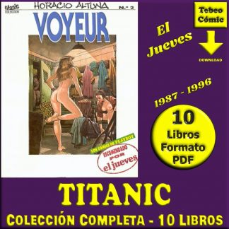 COLECCION TITANIC - 1987 - El Jueves - Colección Completa - 10 Libros En Formato PDF - Descarga Inmediata