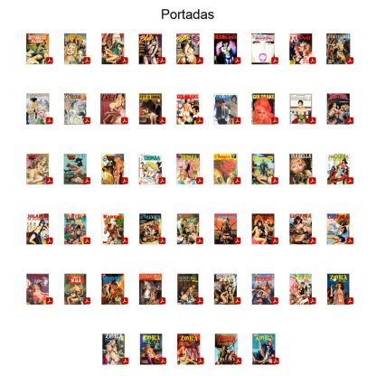 CÓMIC ERÓTICO ITALIANO - Original En Italiano - Vol. 1 - Lote de 50 Libros En Formato PDF - Descarga Inmediata