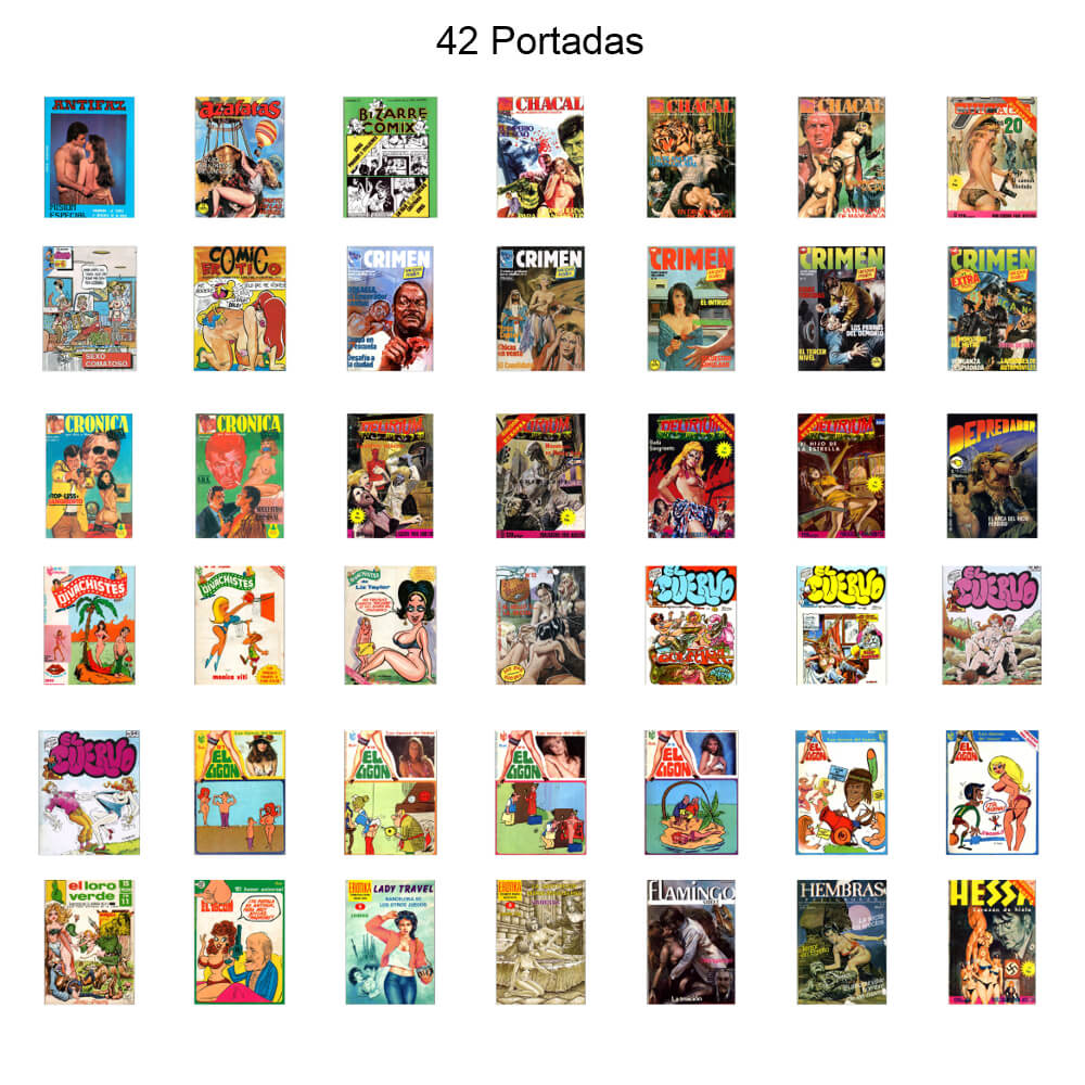 CÓMIC ERÓTICO ESPAÑOL - Vol. 4 - Lote de 100 Cómics En Formato PDF - Descarga Inmediata