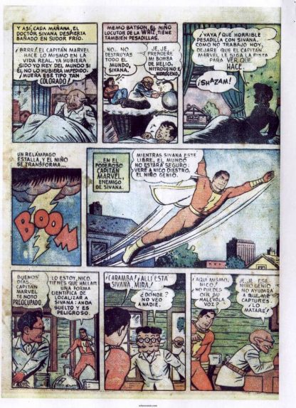 EL CAPITÁN MARVEL - 1952 – Colección Completa – 16 Tebeos En Formato PDF - Descarga Inmediata
