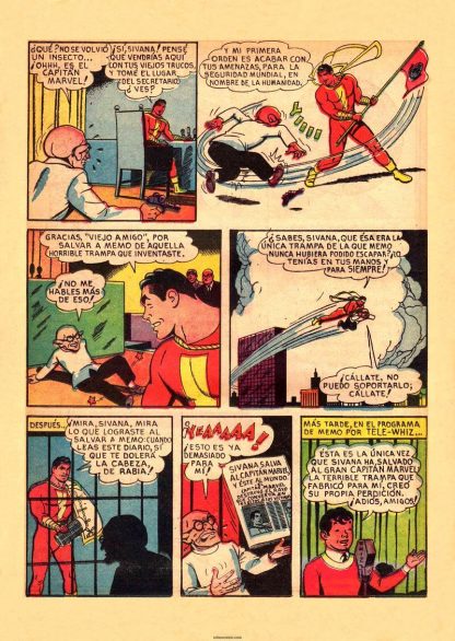 EL CAPITÁN MARVEL - 1952 – Colección Completa – 16 Tebeos En Formato PDF - Descarga Inmediata