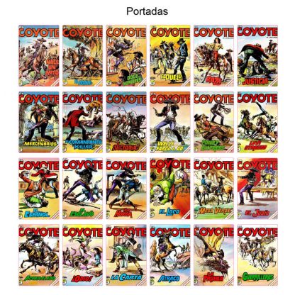 EL COYOTE - Forum 1983 – Colección Completa – 24 Tebeos En Formato PDF - Descarga Inmediata