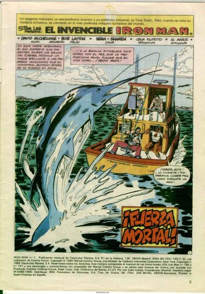 IRON MAN – 1985 - Forum - Colección Completa – 59 Tebeos En Formato PDF - Descarga Inmediata