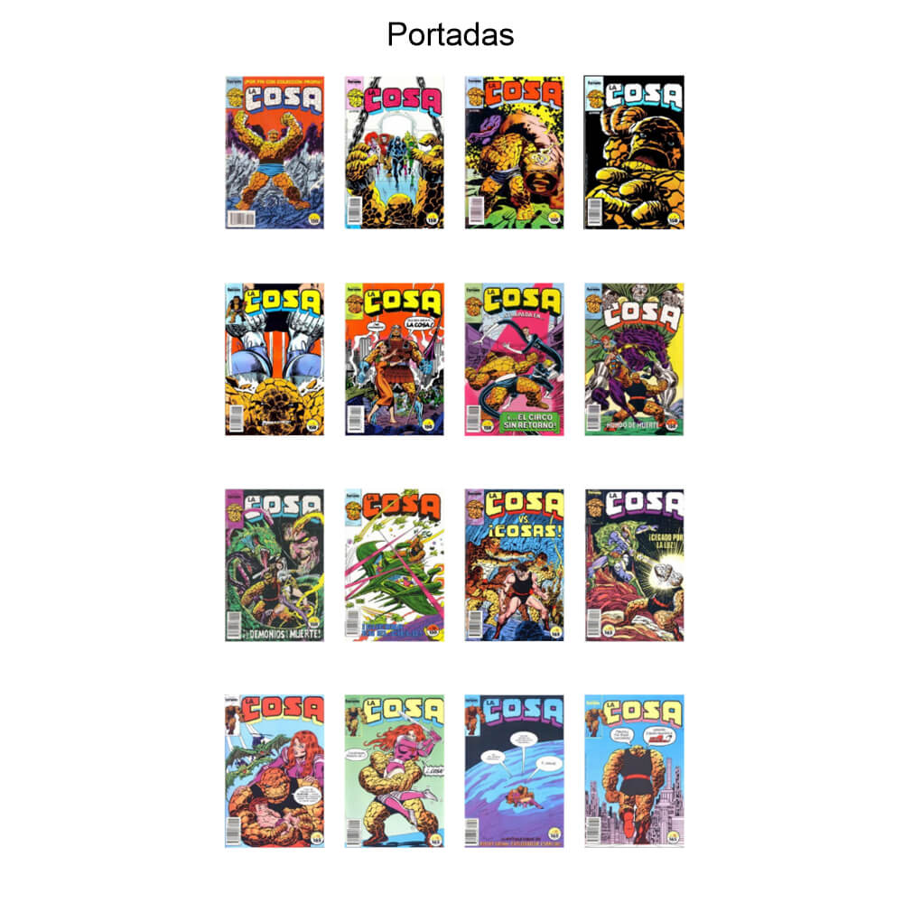 LA COSA - Forum 1989 – Colección Completa – 16 Tebeos En Formato PDF - Descarga Inmediata