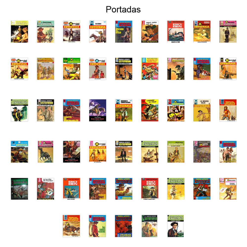 MARCIAL LAFUENTE ESTEFANÍA – Vol. 1 – Lote De 50 Novelas En Formato PDF - Descarga Inmediata