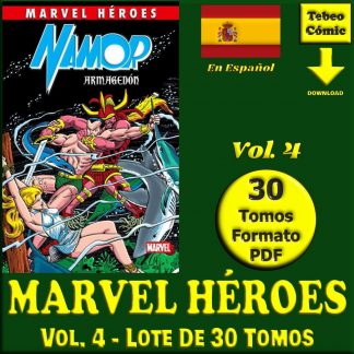 MARVEL HÉROES – Vol. 4 - Lote De 30 Tomos En Formato PDF - Descarga Inmediata