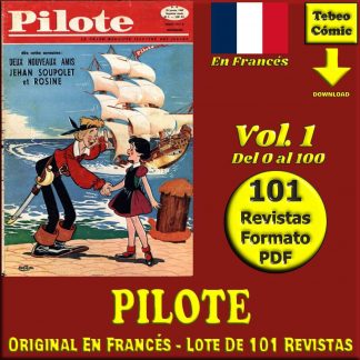 PILOTE - Vol. 1 - 1959/1989 - Original En Francés - Colección De 101 Revistas En Formato PDF - Descarga Inmediata