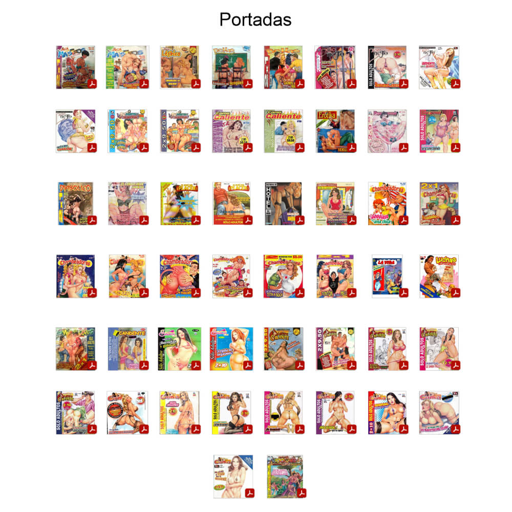 CÓMIC PORNO ERÓTICO MEXICANO – Vol. 9 - Colección De 50 Cómics En Formato PDF - Descarga Inmediata