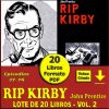 RIP KIRBY - Etapa John Prentice - Vol. 2 - Episodios 57 al 76 - Lote De 20 Libros En Formato PDF - Descarga Inmediata