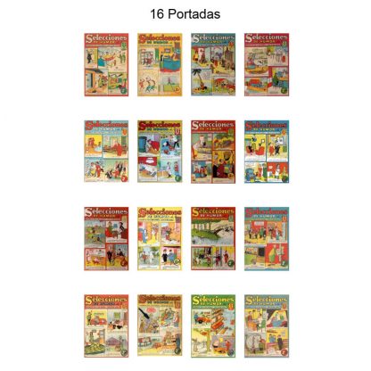 Selecciones De Humor De EL DDT – 1956 - Vol. 1 - Lote De 64 Tebeos En Formato PDF - Descarga Inmediata