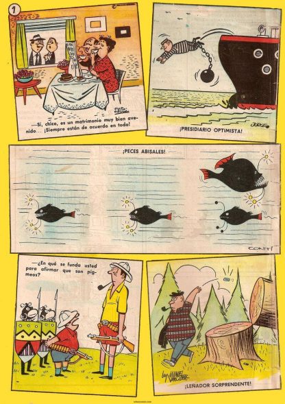 Selecciones De Humor De EL DDT – 1956 - Vol. 1 - Lote De 64 Tebeos En Formato PDF - Descarga Inmediata