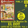 Selecciones De Humor De EL DDT – 1956 - Vol. 1 - Lote De 64 Tebeos En Formato PDF - Descarga Inmediata