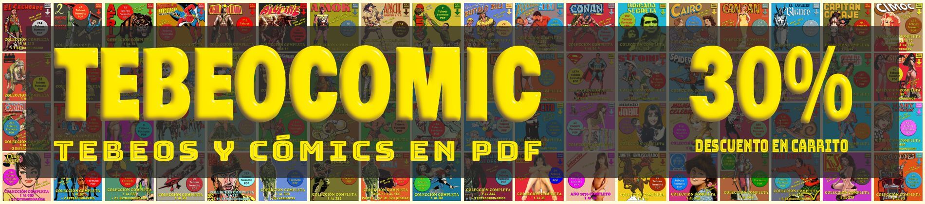 30% De Descuento. Miles de Tebeos y Cómics en Formato PDF para Descarga Inmediata