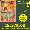 TELE COLOR - Vol. 3 y Último - 1963 - Lote de 100 Tebeos En Formato PDF - Descarga Inmediata