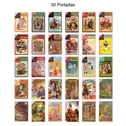 TESORO de Cuentos Clásicos – 1957 - Colección Completa – 219 Tebeos En Formato PDF - Descarga Inmediata