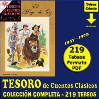 TESORO de Cuentos Clásicos – 1957 - Colección Completa – 219 Tebeos En Formato PDF - Descarga Inmediata