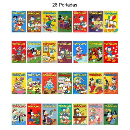 TOPOLINO (Mickey Mouse) - Año 1961 - Original En Italiano - Vol. 1 - Lote de 53 Libros En Formato PDF - Descarga Inmediata