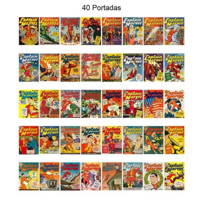 CAPTAIN MARVEL Adventures - En Inglés - USA Original - 1941 / 1953 - Colección Completa - 150 Cómics En Formato PDF - Descarga Inmediata