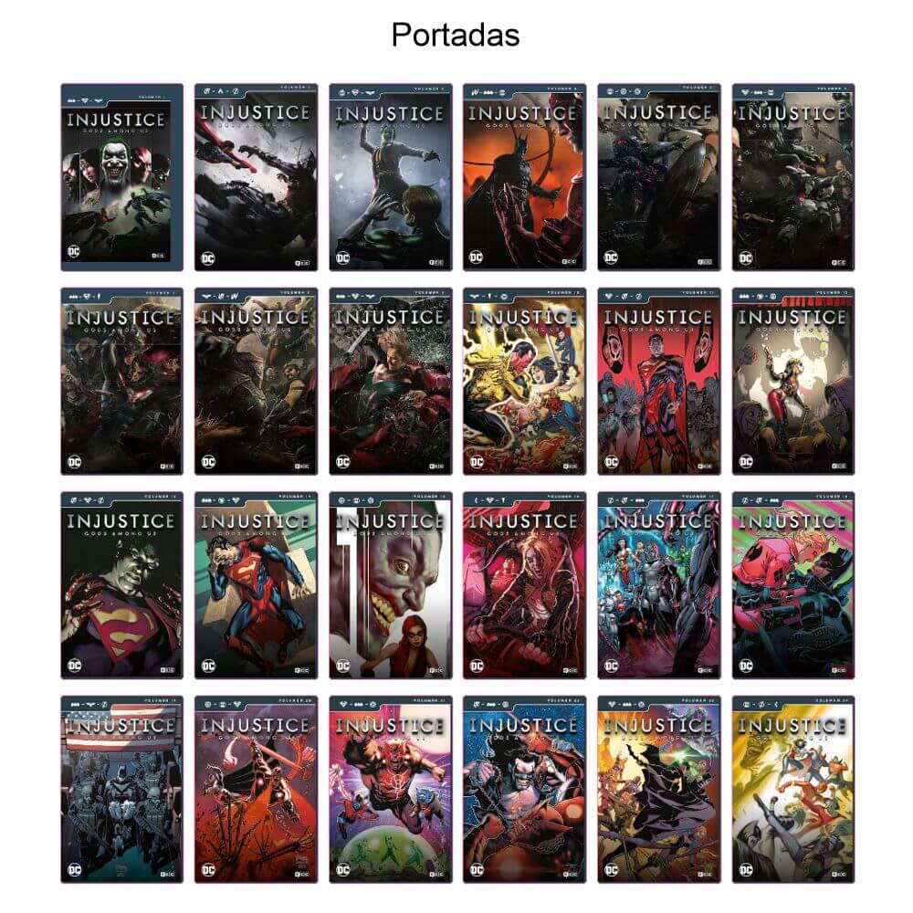 INJUSTICE: Gods Among Us – 2021 - Colección Completa – 24 Libros En Formato PDF - Descarga Inmediata