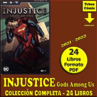 INJUSTICE: Gods Among Us - Coleccionable – 2021 - Colección Completa – 24 Libros En Formato PDF - Descarga Inmediata