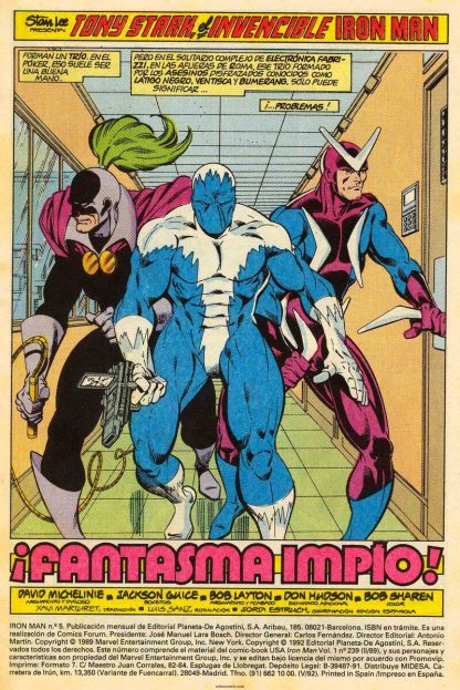IRON MAN – Vol. 2 - 1992 - Forum - Colección Completa – 17 Tebeos En Formato PDF - Descarga Inmediata