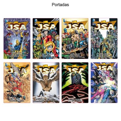JSA - De Jeoff Johns - Justice Society Of America - 2012 - Colección Completa – 8 Tomos En Formato PDF - Descarga Inmediata