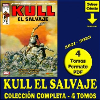 KULL EL SALVAJE - 2021 – Colección Completa - 4 Tomos En Formato PDF - Descarga Inmediata